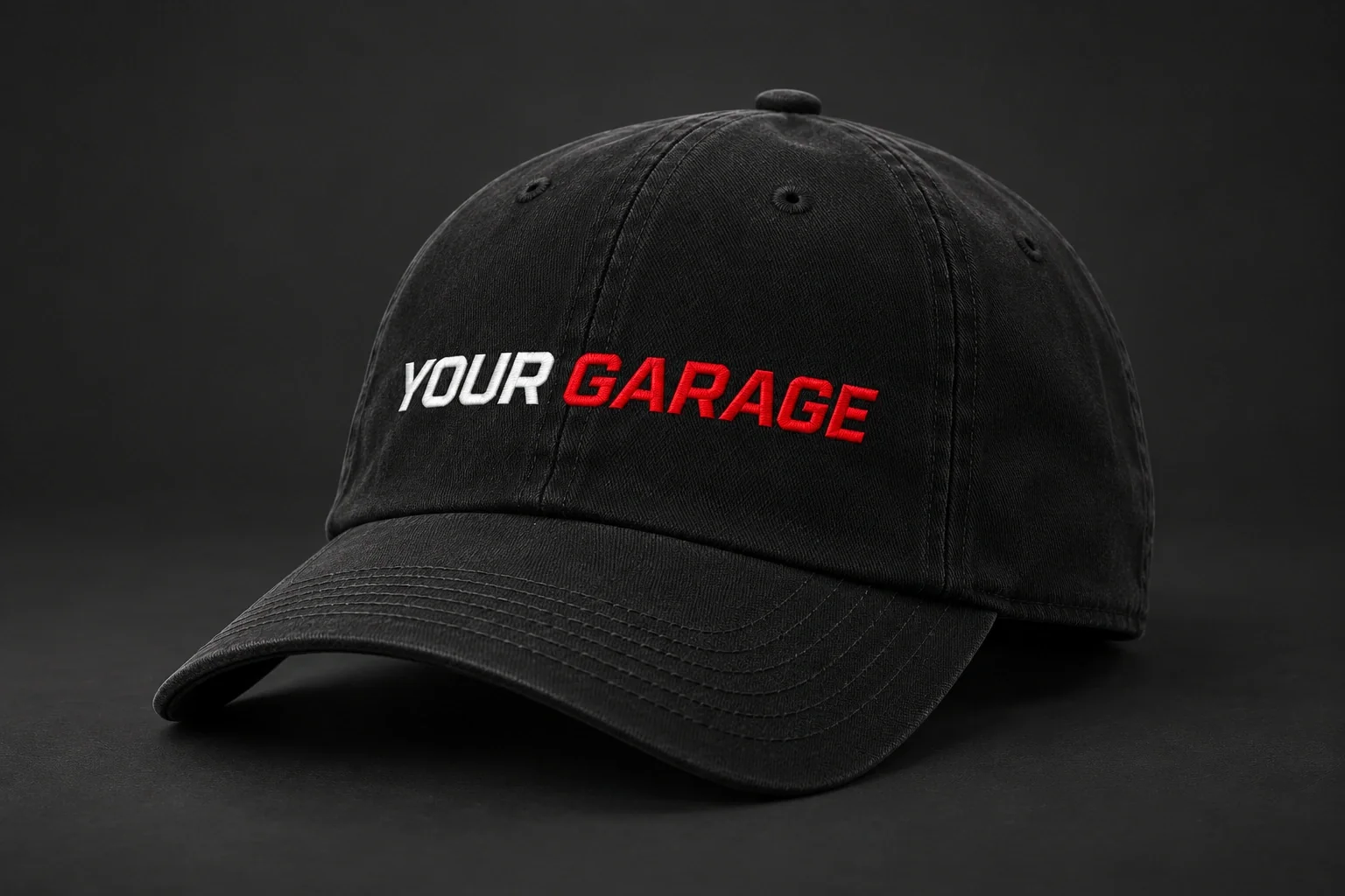 Dad hat in Black, product concept