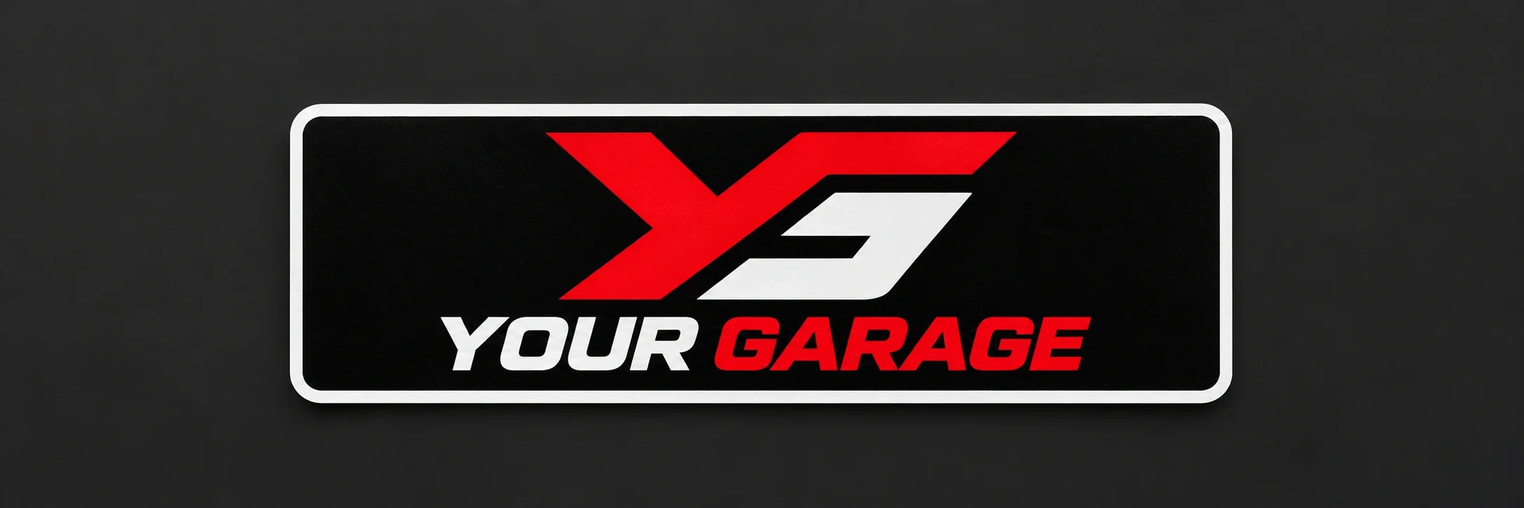 Slap sticker in 8 × 2 inch concept, product concept