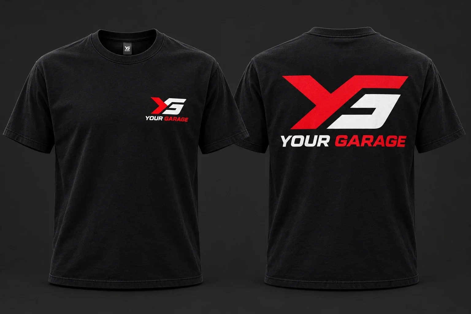 OG logo tee in Black, product concept